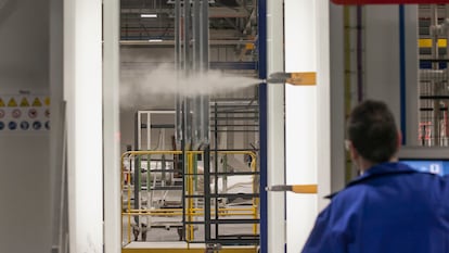 Interior de la fábrica Pikolin en Zaragoza, en una imagen cedida por la empresa.