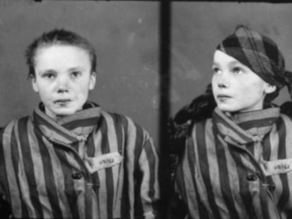 Una prisionera de Auschwitz, fotografiada por Wilhelm Brasse.