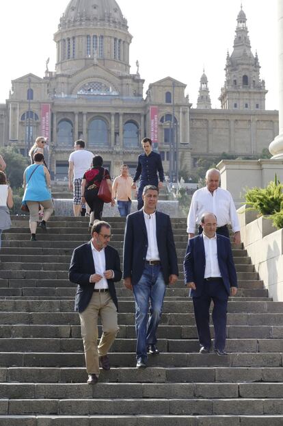 Ramon Espadaler, Xavier García Albiol, Miquel Iceta i Lluís Rabell.