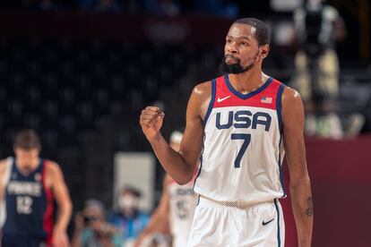 Kevin Durant, durante los Juegos Olímpicos de Tokio.