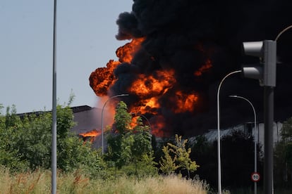 Incendio fabrica LEA Vitoria