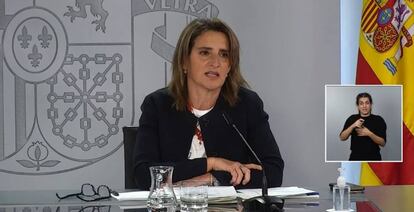 Teresa Ribera, vicepresidenta de Transición Ecológica. 