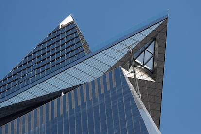 Vista exterior del rascacielos Hudson Yards.