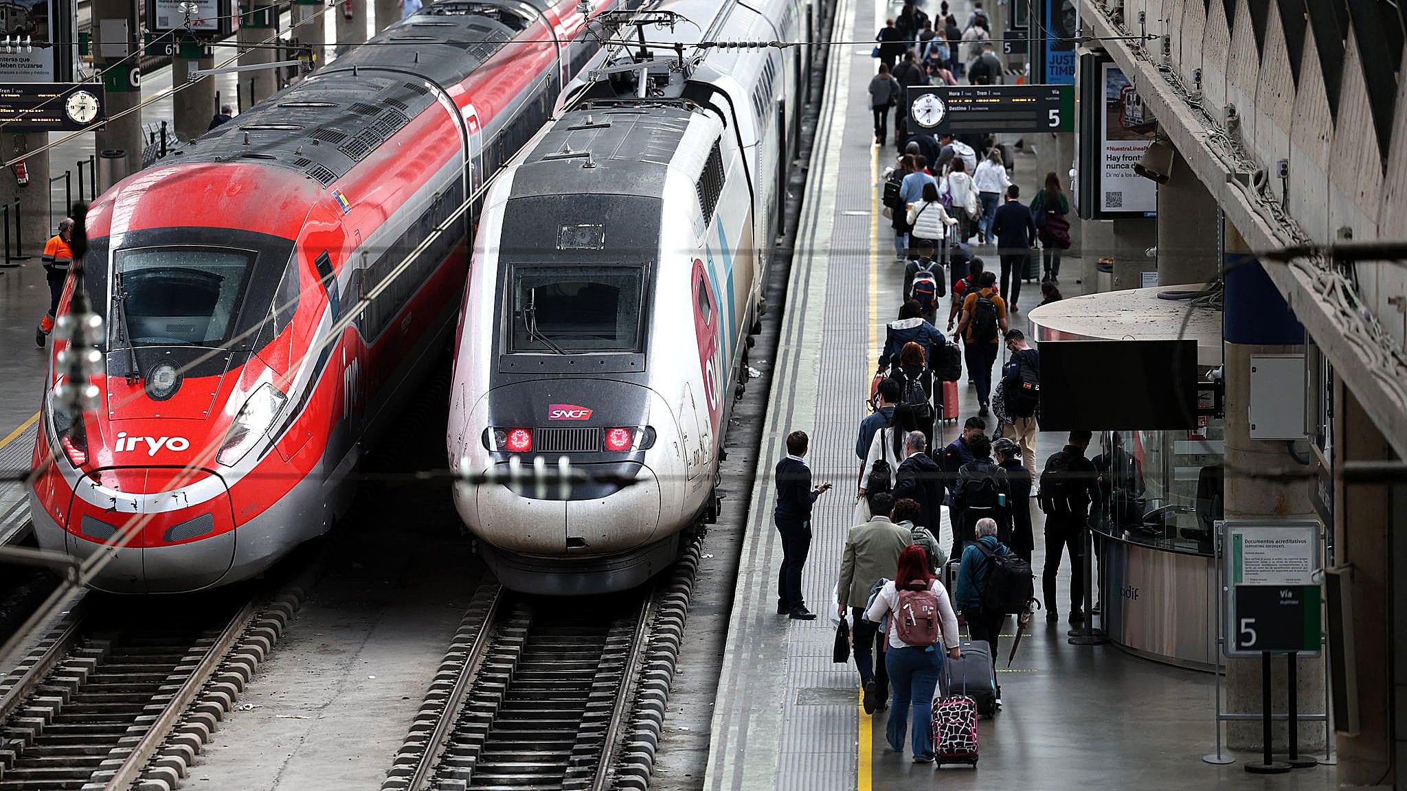 La CNMC rebaja los cánones de Adif para allanar la viabilidad de Renfe, Iryo y Ouigo