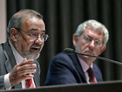 El presidente de Cierval, Jos&eacute; Vicente Gonz&aacute;lez, y el secretario general, Javier L&oacute;pez Mora.