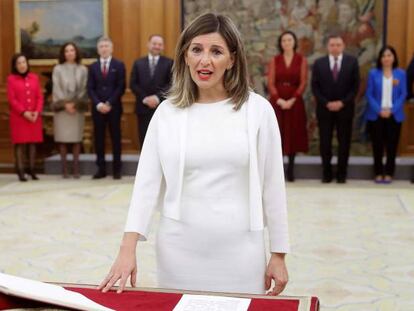 La nueva ministra de Trabajo, Yolanda Díaz