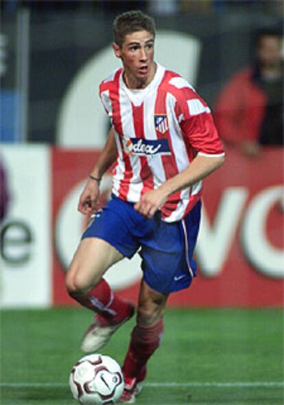 Fernando Torres, en un partido contra el Rayo.