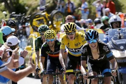 El duelo entre Froome y Quintana en la emocionante subida al Alpe D'Huez