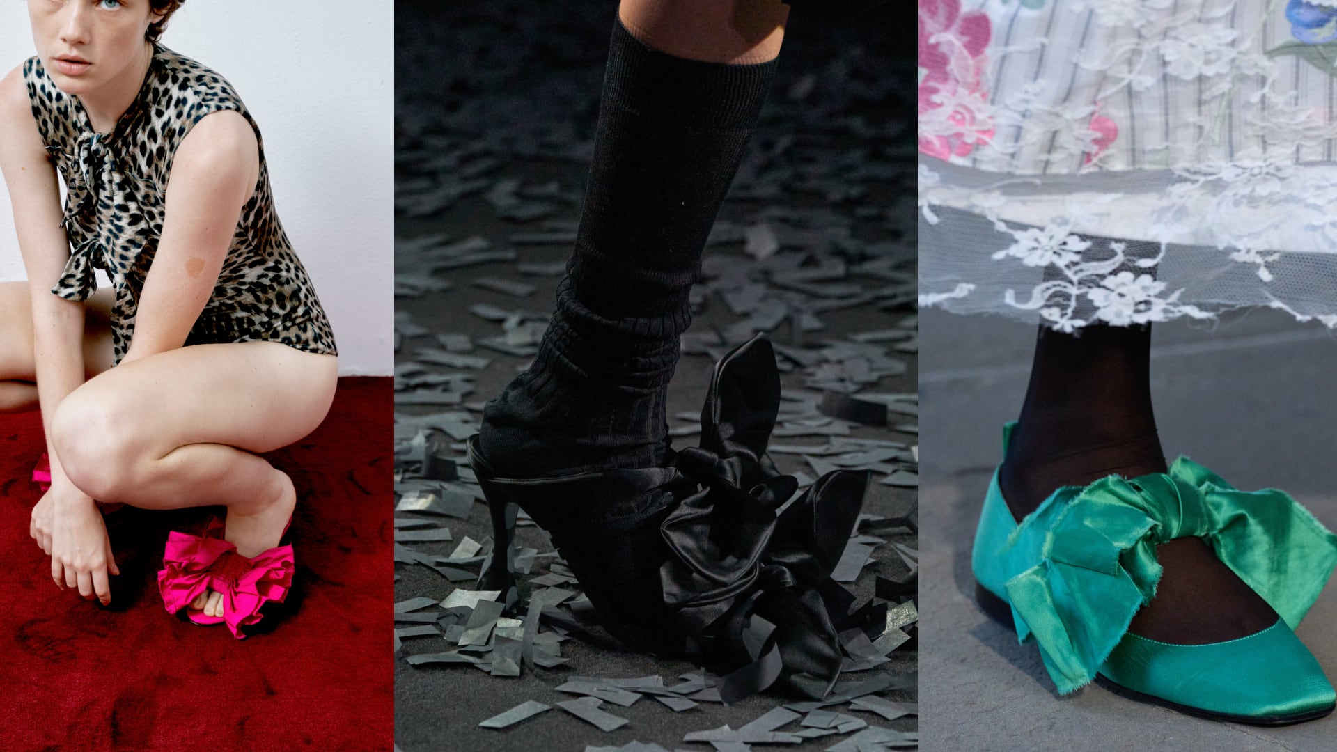 Propuestas de Erdem, Moschino y Nº21. 