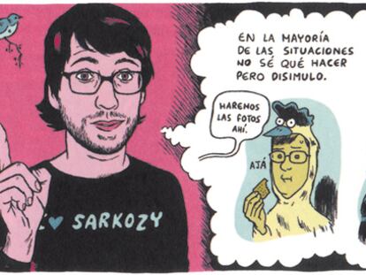 <b>Joaquín Reyes, humorista de <i>La hora chanante</i<, <i>Muchachada nui</i>, autor de la tira cómica</b>
