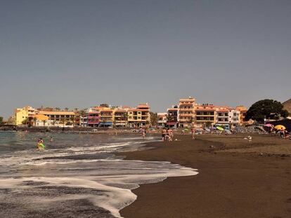 Una playa del valle del Gran Rey, en la isla de La Gomera, Canarias.