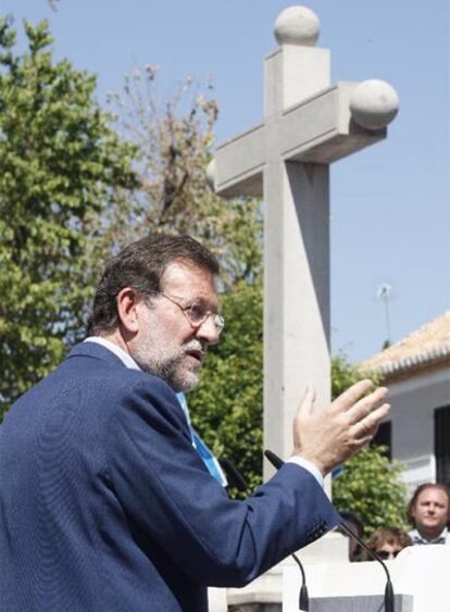Mariano Rajoy, ayer en Granada.