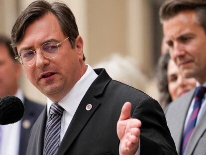 Tennessee Attorney General Jonathan Skrmetti, during a news conference Tuesday, Oct. 24, 2023, in Nashville, Tenn.