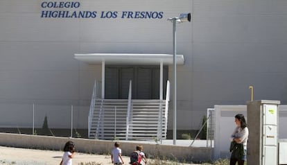 Exterior del colegio Highlands Los Fresnos.