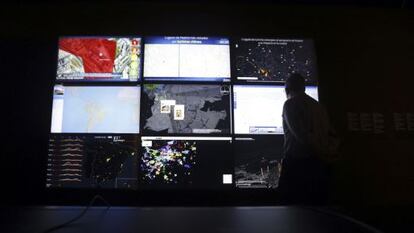 Imagen de la exposición Big Bang Data, en el Espacio Telefónica.