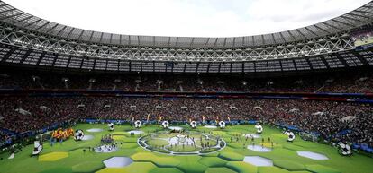 Ceremonia de inauguración del Mundial en Moscú