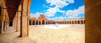 La Gran Mezquita de Kairuán.