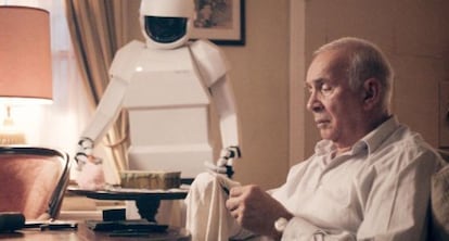 Fotograma de la pel&iacute;cula &#039;Robot &amp; Frank&#039;, con Frank Langella. 