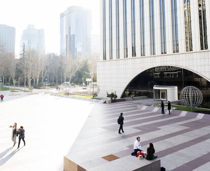 La Torre Picasso, en la zona madrileña de Azca.