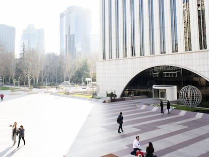 La Torre Picasso, en la zona madrileña de Azca.