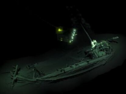 El navío, de origen griego, es el mejor conservado más antiguo encontrado hasta la fecha