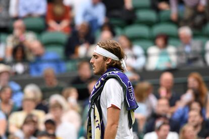 Stefanos Tsitsipas en Wombledon