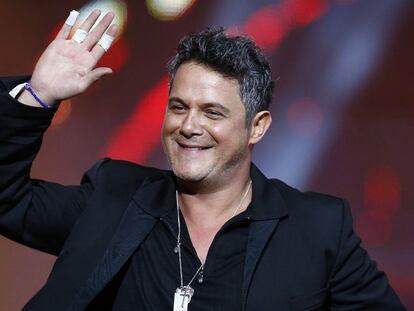 Alejandro Sanz en el festival de Vi&ntilde;a del Mar.