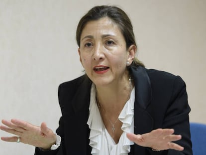 Ingrid Betancourt, nesta semana em Genebra.