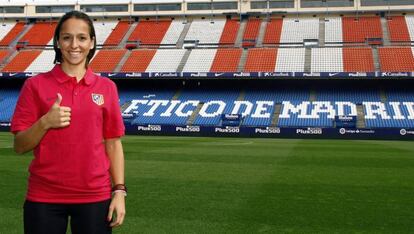 Marta Corredera jugadora del Atlético.