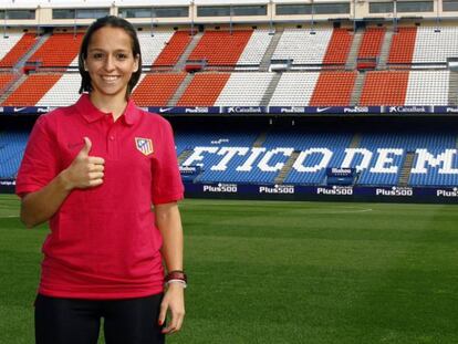 Marta Corredera jugadora del Atlético.