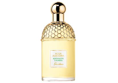 Aqua Allegoria Bergamota Calabria, de Guerlain. Una de las primeras aguas frescas de la casa francesa con hespéride verde almizclada.