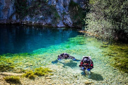 El Pozo Azul, en la localidad de Covanera.