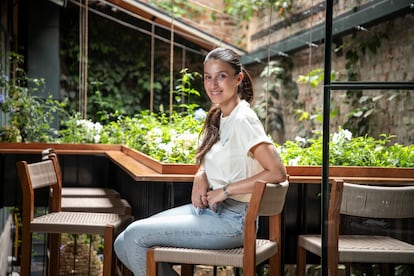 Maura Lawrence Milia co-fundadora de Café Arixi, en Ciudad de México el 11 de junio del 2025.