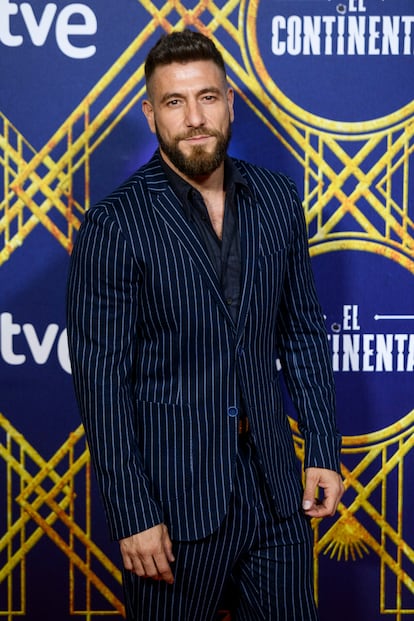 Raul Tejón en el estreno de la serie 'El Continental' en Madrid en 2018.