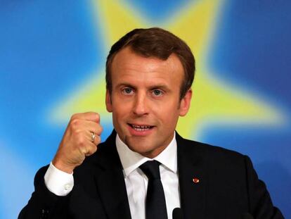 Emmanuel Macron, presidente de Francia.