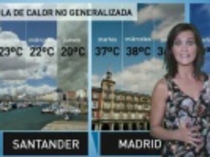 18 grados separarán este martes el norte y el sur de la Península.