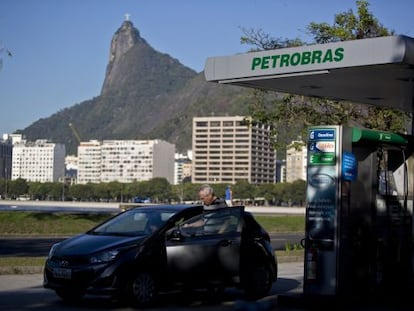 Posto da Petrobras, no Rio.