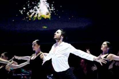 Joaquín Cortés, en un moment de l'espectacle Essència.