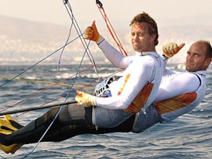 Iker Martínez y Xabi Fernández, oro en vela.