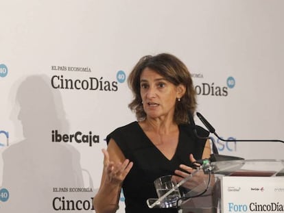Teresa Ribera, one of Spain’s deputy prime ministers and the minister for environmental transition.