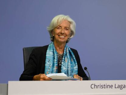  Christine Lagarde, presidenta del BCE.