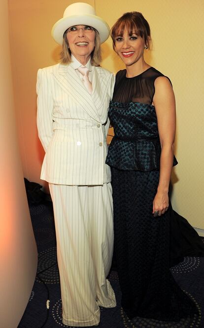 Diane Keaton junto a Rashida Jones.