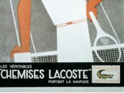 Cartel promocional de Lacoste de 1933.