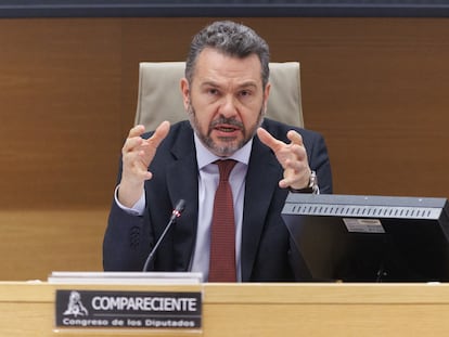 El presidente de la Comisión Nacional del Mercado de Valores (CNMV), Rodrigo Buenaventura, en una foto de archivo.