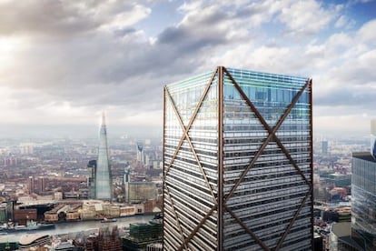 Imagen de cómo será el edificio 1 Undershaft, en Londres.