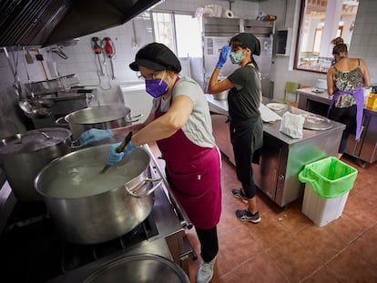 Cocina del colegio público Gómez Moreno de Granada.