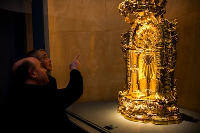 Una de las obras de la exposición 'Tesouros reais. Obras mestras do Terra Sancta Museum'.