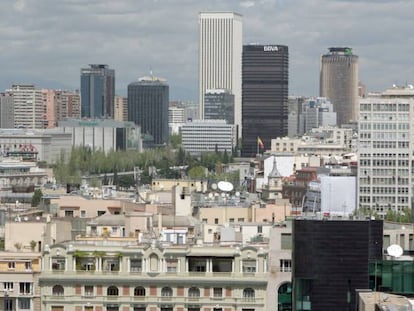 Vista de la zona norte de Madrid.
