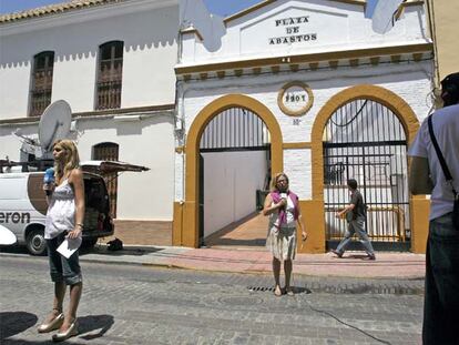 Mercado de abastos de El Viso del Alcor, donde fue asesinado Jerónimo Luna.