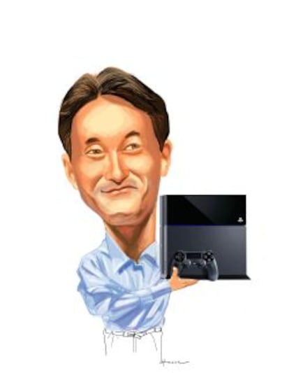 Caricatura de Kazuo Hirai